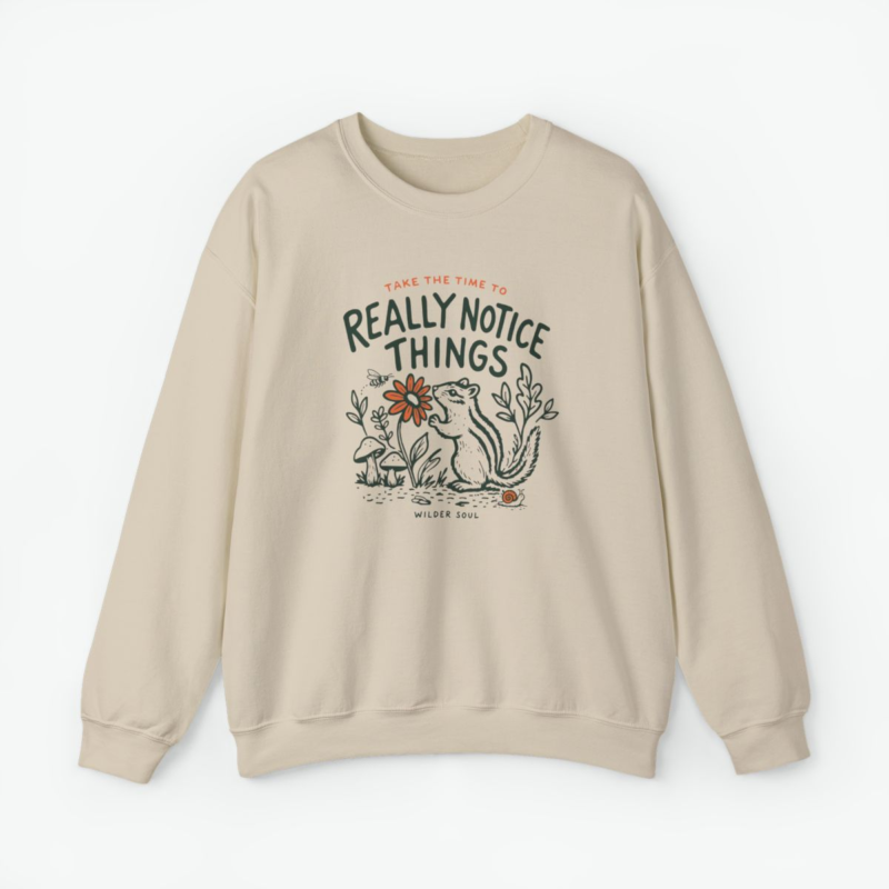 Really Notice Things Unisex Crewneck Sweatshirt